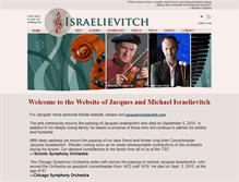 Tablet Screenshot of israelievitch.com